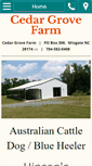 Mobile Screenshot of cedargrovecarolina.com